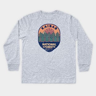 Kaibab National Forest Kids Long Sleeve T-Shirt